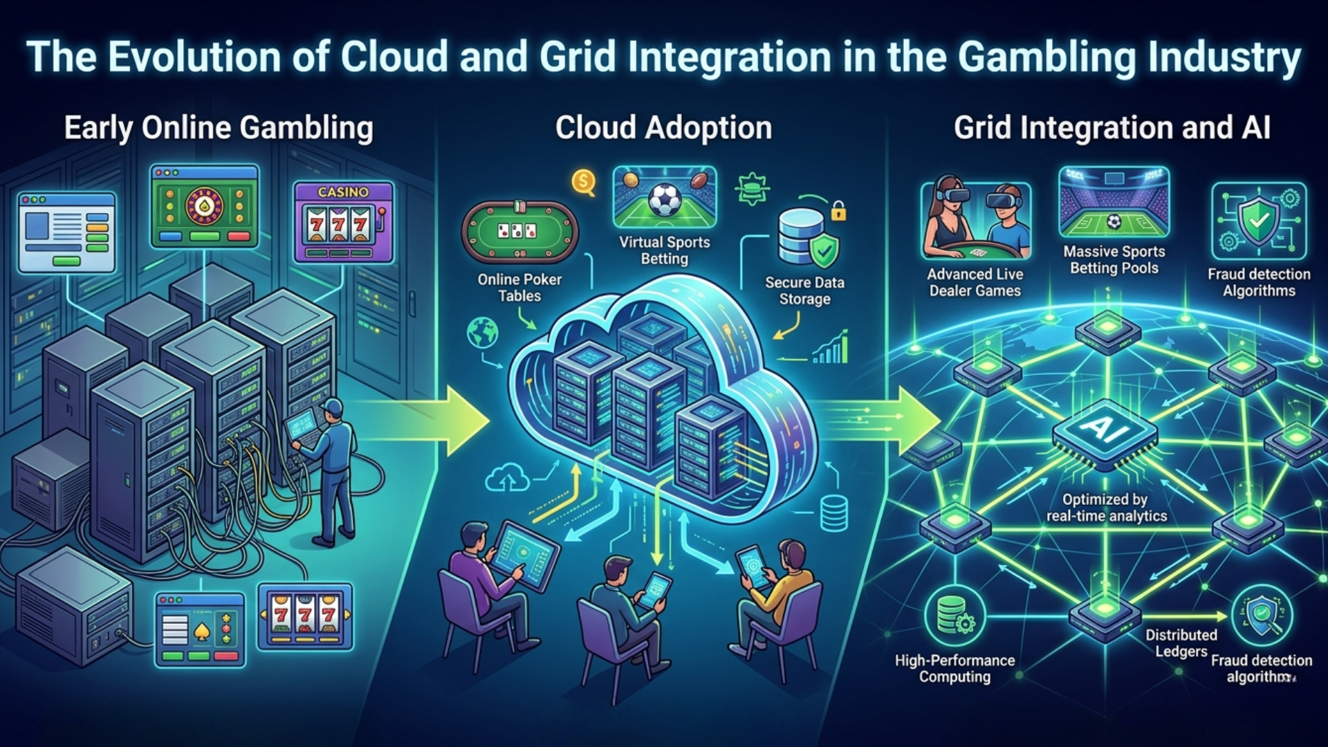 The Evolution of Cloud and Grid Integration in the Gambling Industry