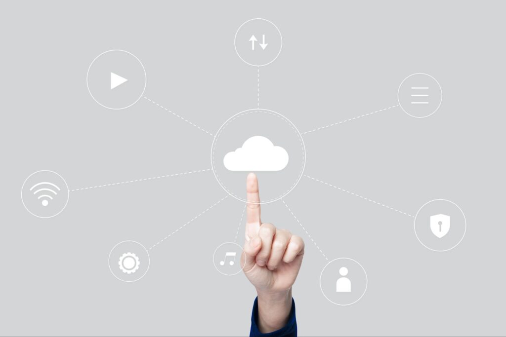 Cloud file sharing concept